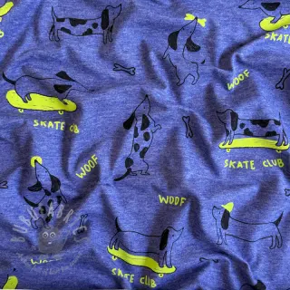 Tricot Skate club cobalt melange