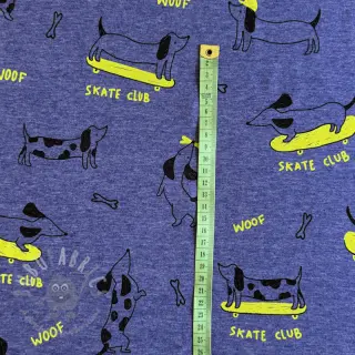 Tricot Skate club cobalt melange