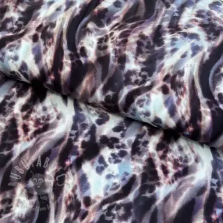 Viscose ECOVERO Animal skin jeans digital print