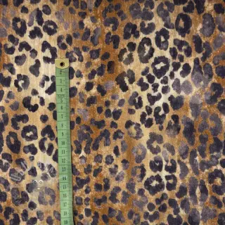 Dubbelgaas/mousseline Animal skin panther digital print