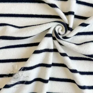 Badstof YARN DYED Stripe SMALL dark blue