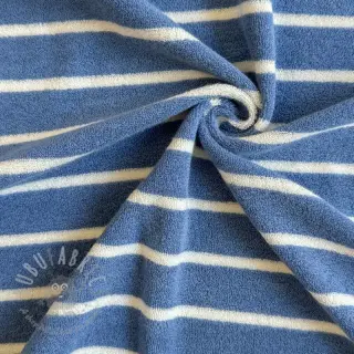 Badstof YARN DYED Stripe BIG light blue