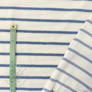 Badstof YARN DYED Stripe SMALL light blue