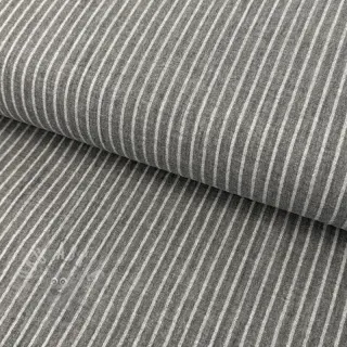 Dubbelgaas/mousseline YARN DYED Stripes grey