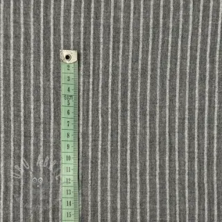 Dubbelgaas/mousseline YARN DYED Stripes grey
