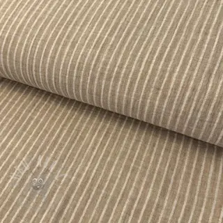 Dubbelgaas/mousseline YARN DYED Stripes taupe