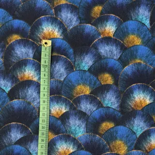 Dekoračná látka Scale Peacock Feather digital print