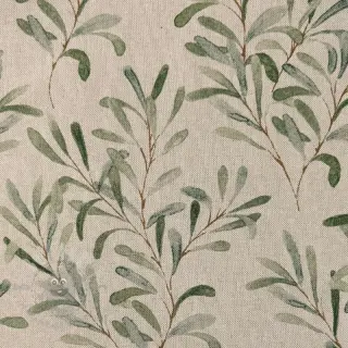 Decoratiestof Linenlook Misletoe Painted Leaf