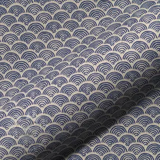 Decoratiestof Linenlook Little Wave Scale