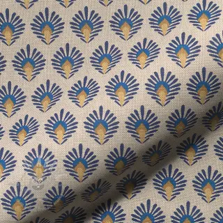 Decoratiestof Linenlook Graphic Peacock