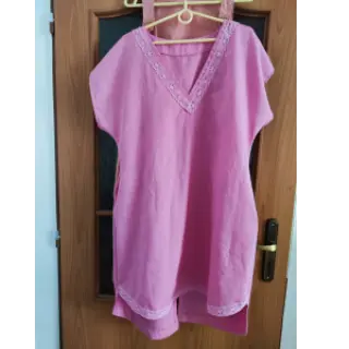 Ľan predpraný 170 g light pink