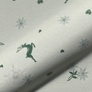 Decoratiestof jacquard DOUBLE FACE Landhaus Mixed Icon forest green