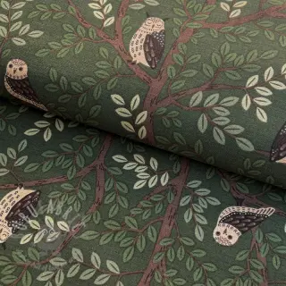 Decoratiestof premium Forest Wood Owl
