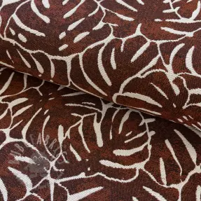 Decoratiestof jacquard Anthéa terracotta