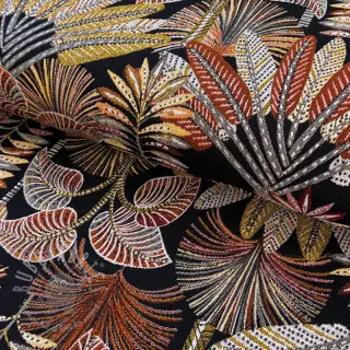 Decoratiestof jacquard Mayorque noir