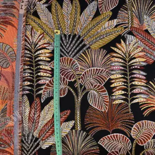 Decoratiestof jacquard Mayorque noir