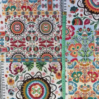 Decoratiestof jacquard Ethnic multico