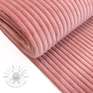Ribfluweel HANNIBAL bois de rose