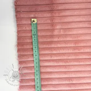 Ribfluweel HANNIBAL bois de rose