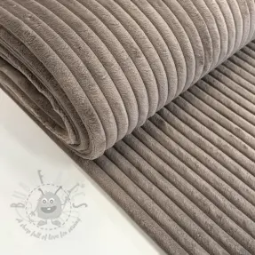 Ribfluweel HANNIBAL taupe