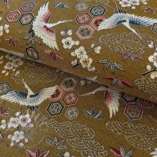 Decoratiestof jacquard Grues or