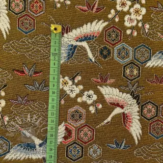 Decoratiestof jacquard Grues or