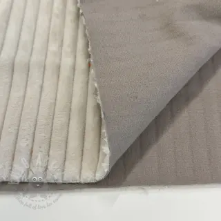 Ribfluweel FUTE ecru