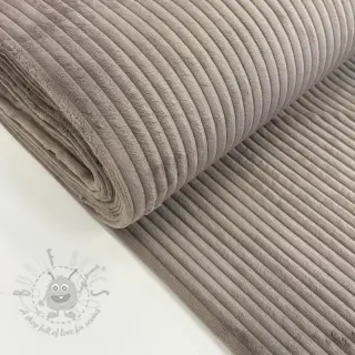 Ribfluweel FUTE taupe