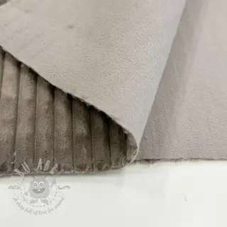 Ribfluweel FUTE taupe