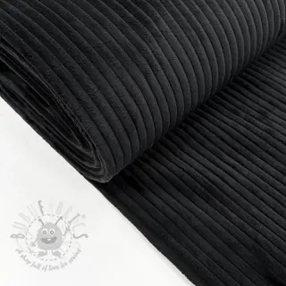 Ribfluweel FUTE noir