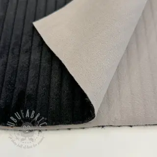 Ribfluweel FUTE noir
