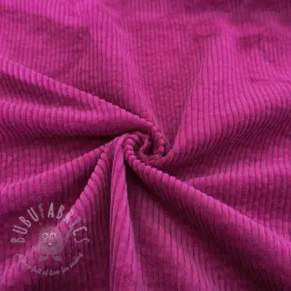 Ribfluweel 6W WASHED STRETCH fuchsia