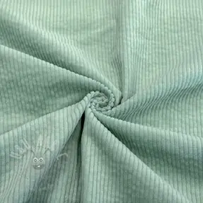 Ribfluweel 6W WASHED STRETCH mint