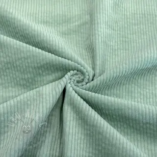 Ribfluweel 6W WASHED STRETCH mint
