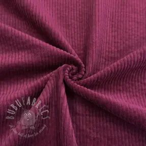 Ribfluweel 6W WASHED STRETCH berry