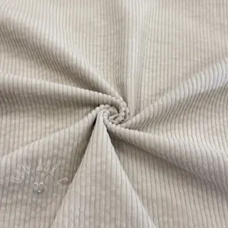 Ribfluweel 6W WASHED STRETCH natural