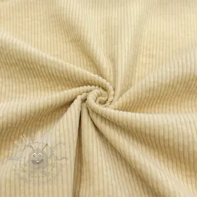 Ribfluweel 6W WASHED STRETCH light yellow