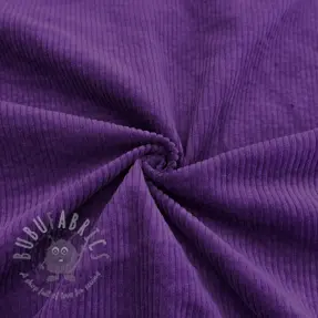 Ribfluweel 6W WASHED STRETCH purple