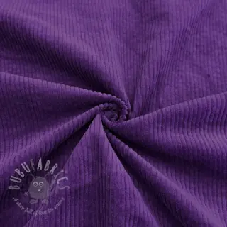 Ribfluweel 6W WASHED STRETCH purple