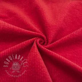 Ribfluweel 6W WASHED STRETCH red