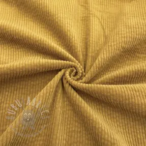 Ribfluweel 6W WASHED STRETCH ochre