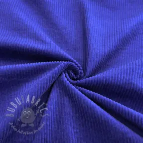 Ribfluweel 6W WASHED STRETCH cobalt