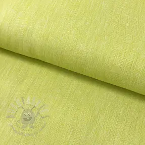 Linnen met katoen Fishbone bright green