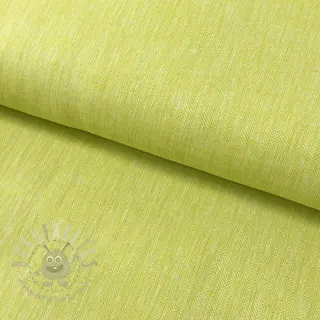 Linnen met katoen Fishbone bright green
