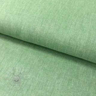 Linnen met katoen Fishbone green