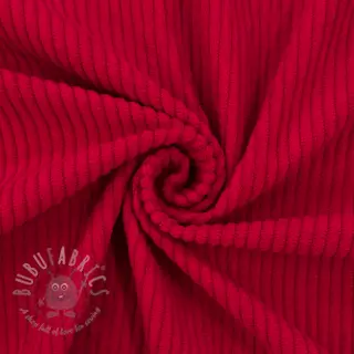 Ribfluweel 6W COTTON TOUCH red