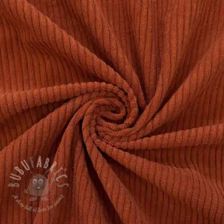 Ribfluweel 6W COTTON TOUCH rust
