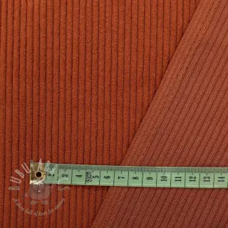 Ribfluweel 6W COTTON TOUCH rust