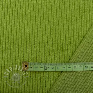 Ribfluweel 6W COTTON TOUCH green