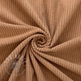 Ribfluweel 6W COTTON TOUCH light brown
